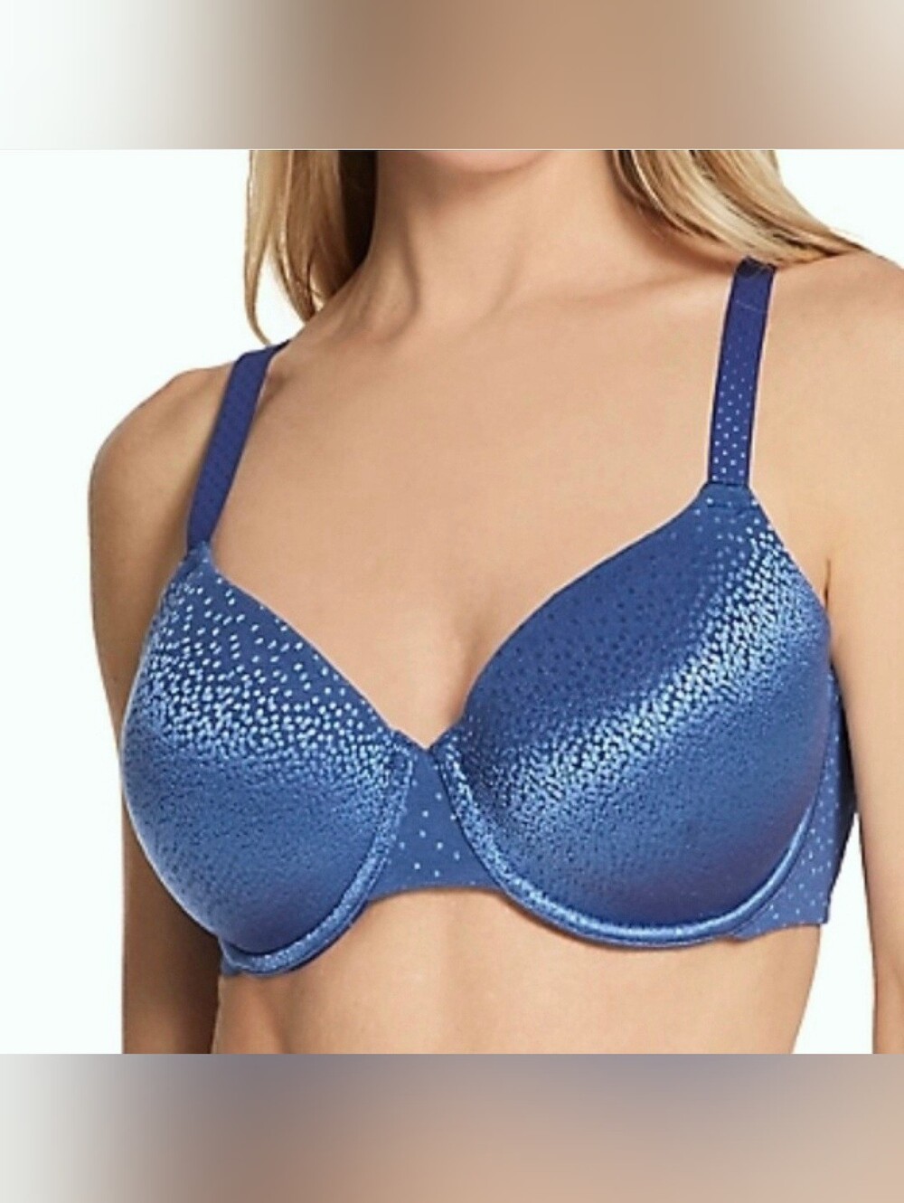 WACOAL Back Appeal Minimizer T-Shirt Bra 36G Blue Full-Coverage Underwire